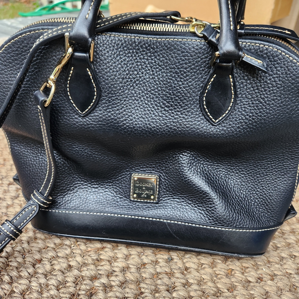Dooney & Bourke Black Leather Satchel